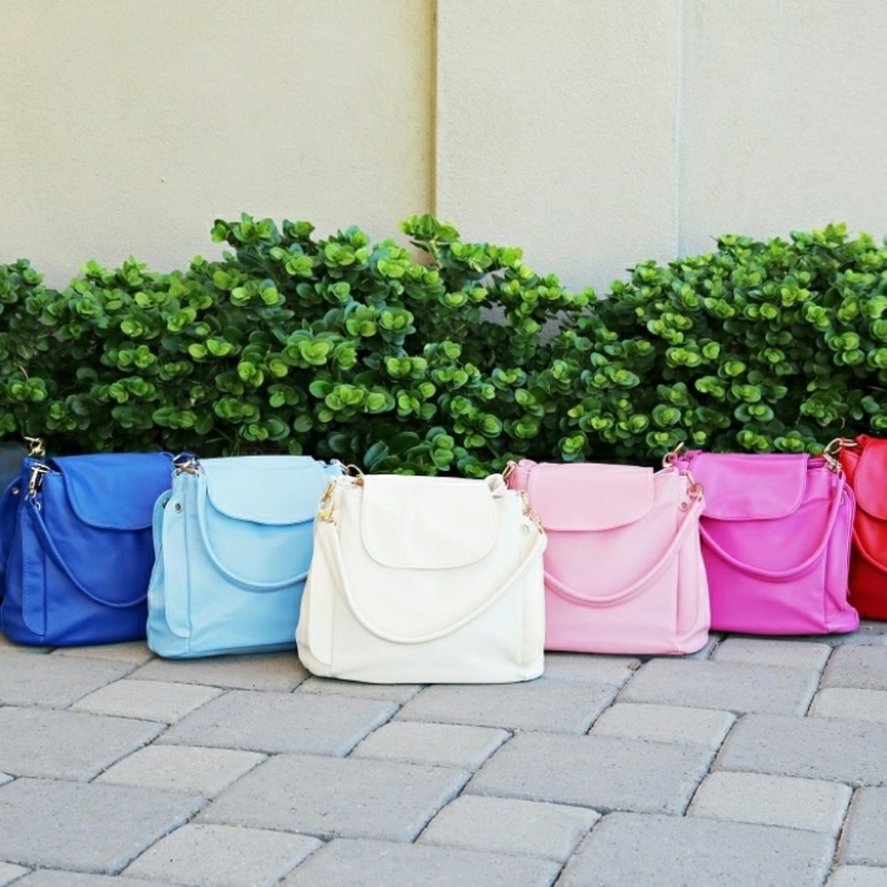 New Snap Front 3 Compartment Convertible Purse